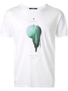 Hl Heddie Lovu 'apple' T-shirt, Men's, Size: Large, White, Cotton/lyocell