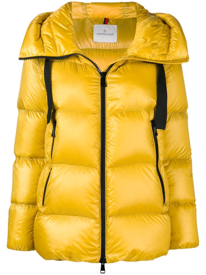 Moncler Serin Coat - Yellow & Orange