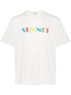 Sunnei Logo Printed T-shirt - White