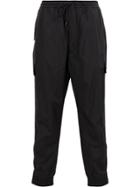 Juun.j Drawstring Tapered Track Trousers - Black