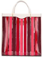 Anya Hindmarch Striped Tote - Red