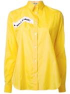 Aalto Hellsinki Printed Shirt, Women's, Size: 34, Yellow/orange, Cotton
