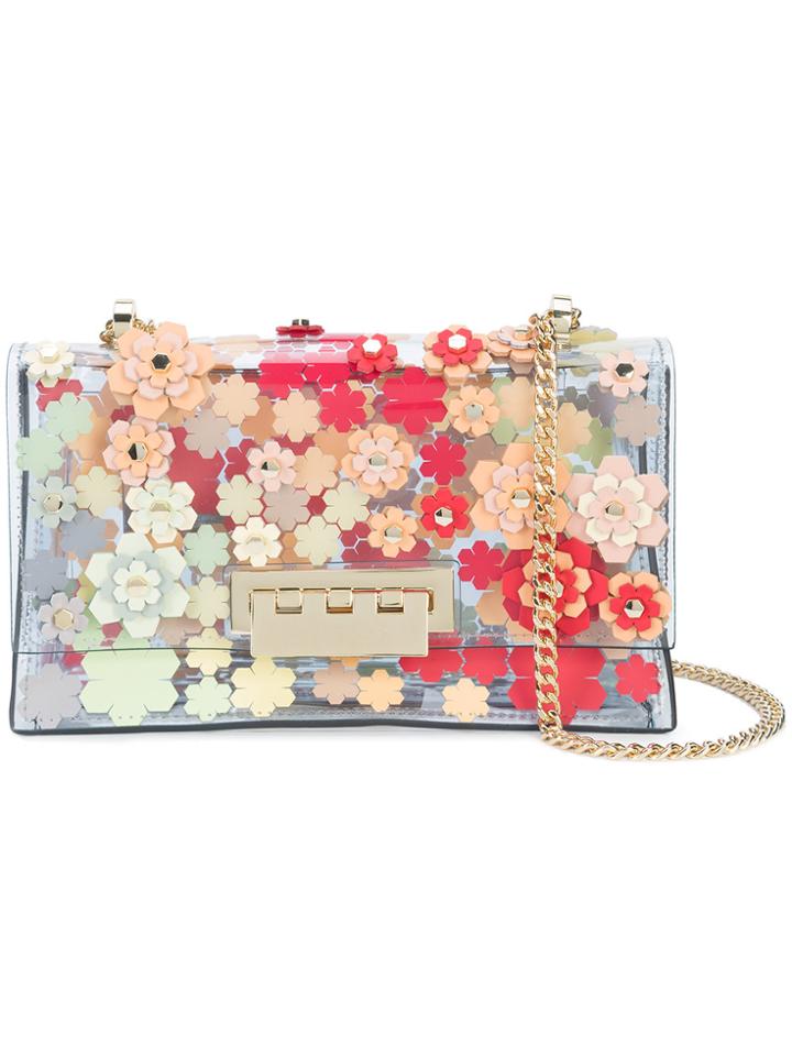 Zac Zac Posen Earthette Floral Shoulder Bag - White