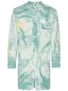 Comme Des Garçons Homme Plus Tie Dye Treated Shirt - Green