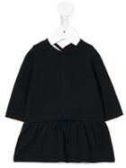 Pèqueno Tocon - Pleated Hem Dress - Kids - Cotton/wool - 0-3 Mth, Blue