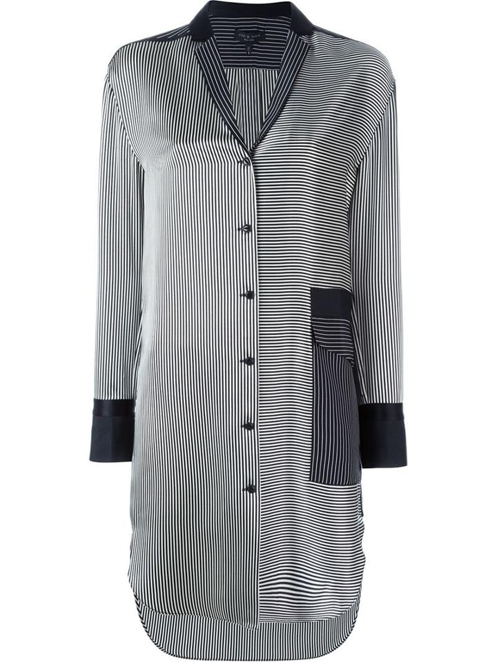 Rag & Bone Striped Short Shirt Dress