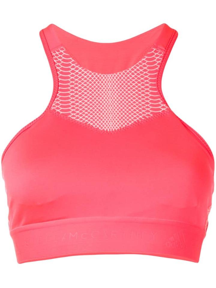Adidas By Stella Mccartney Print Sports Bra - Yellow