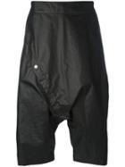 Lost & Found Ria Dunn Snap Button Shorts, Men's, Size: Large, Black, Cotton/polyurethane