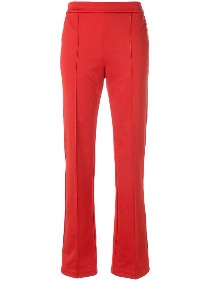 Pinko Wide Leg Track Pants - Red