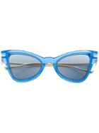 Altuzarra 'winged' Sunglasses - Blue