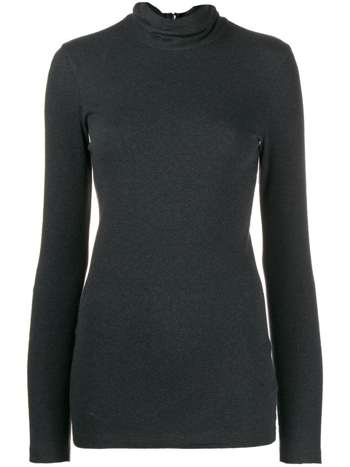 Brunello Cucinelli Turtleneck Top - Grey