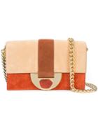 Dvf Diane Von Furstenberg Paneled Shoulder Bag - Red