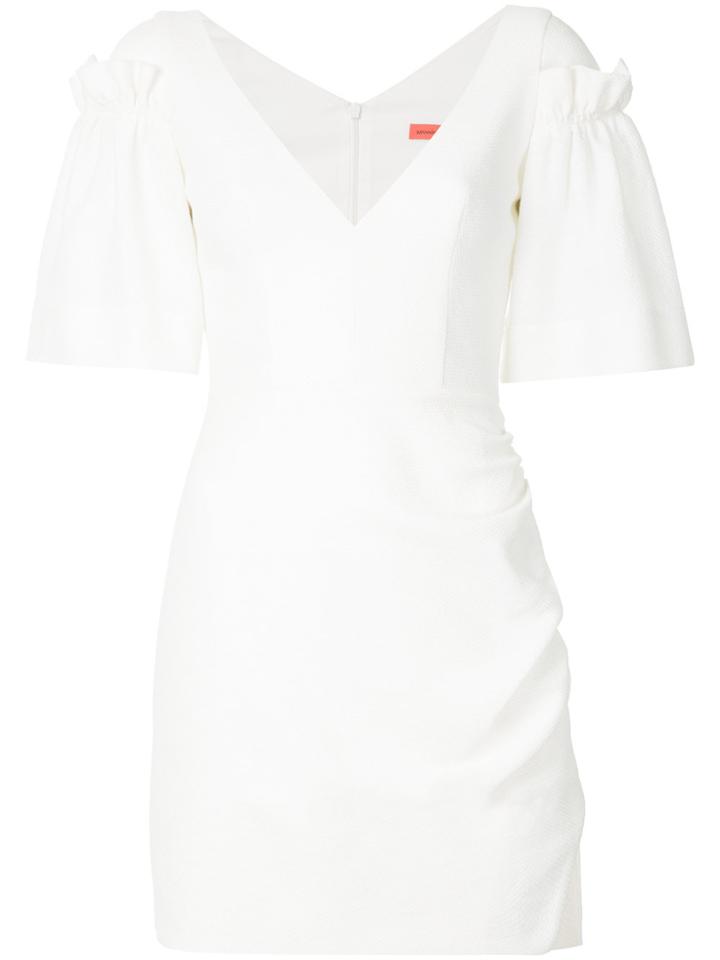 Manning Cartell Flared Sleeve Fitted Dress - White