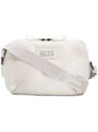 Maison Margiela Logo Plaque Shoulder Bag - White