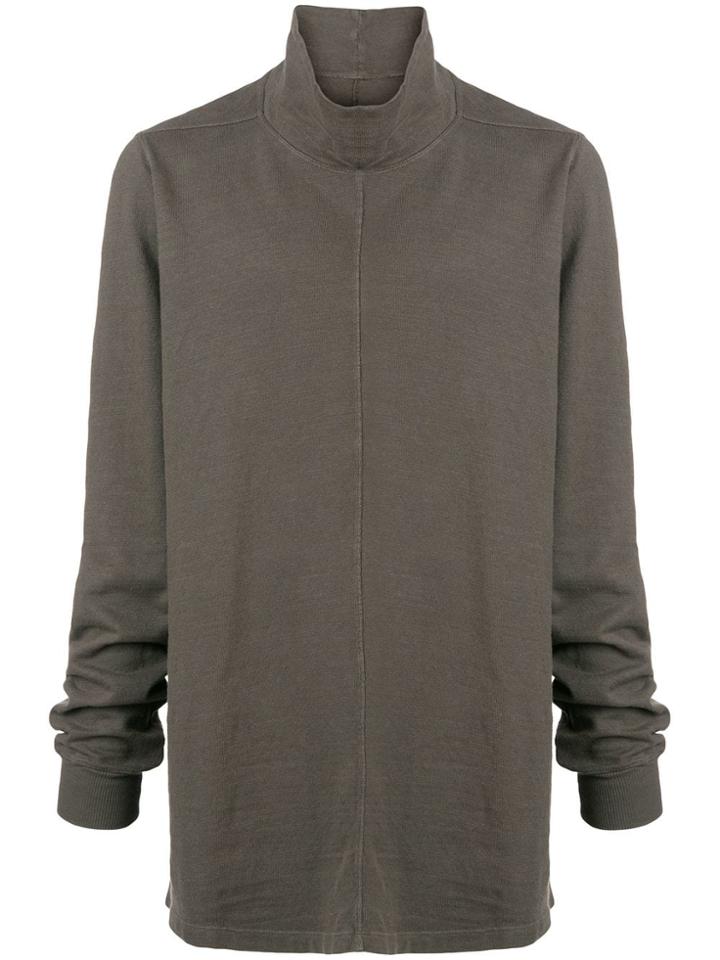 Rick Owens Drkshdw Longline Sweatshirt - Neutrals