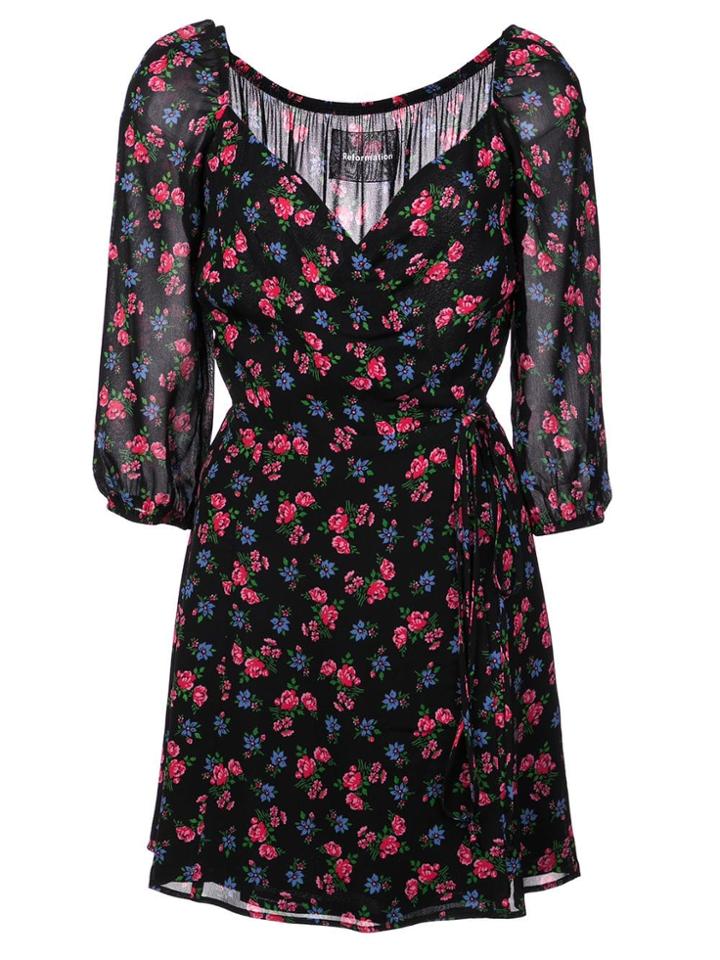 Reformation Eveleigh Dress - Black
