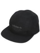 Adidas Originals - Logo Print Cap - Unisex - Polyester - One Size, Black, Polyester