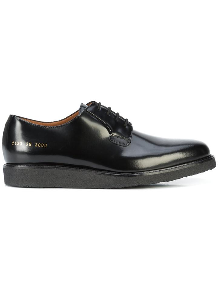 Common Projects Lace-up Derby Shoes - Black