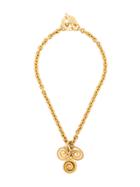 Céline Vintage Pendant Necklace - Metallic