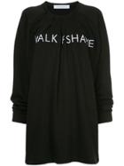 Walk Of Shame Branded Sweat Dress - Black