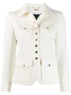 Chloé Press Stud Jacket - White