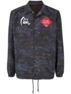 Undercover Camouflage Print Shirt Jacket - Blue