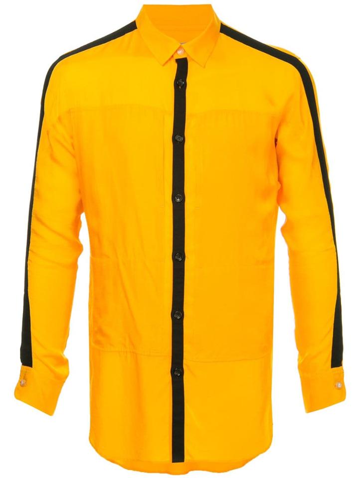 Yohji Yamamoto Vintage Racer Stripe Shirt - Yellow