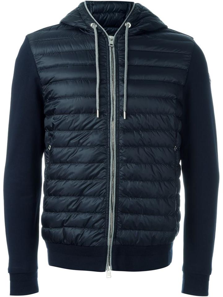 Moncler Ollie Padded Jacket, Men's, Size: M, Blue, Polyamide/cotton/feather Down