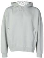 Napa By Martine Rose Embroidered Logo Hoodie - Grey