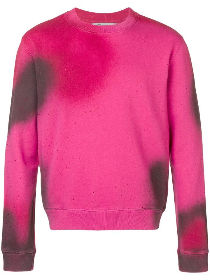 Off-white Arrows Print Sweatshirt - Pink