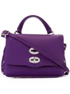 Zanellato 'postina' Crossbody Bag, Women's, Pink/purple, Calf Leather