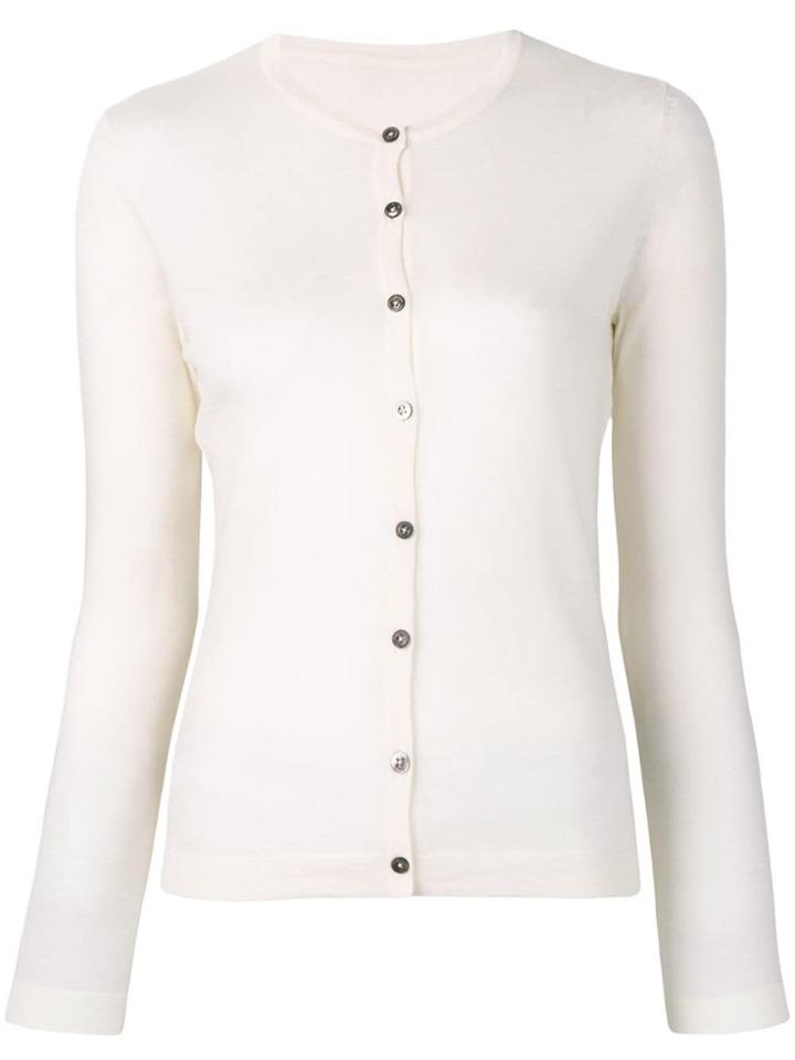 Sottomettimi Fitted Button Cardigan - White