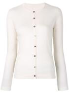 Sottomettimi Fitted Button Cardigan - White