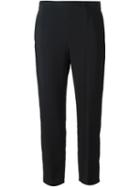 Antonio Marras Cropped Trousers, Women's, Size: 42, Black, Viscose/spandex/elastane