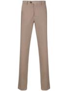 Brunello Cucinelli Straight Leg Mid-rise Trousers - Neutrals