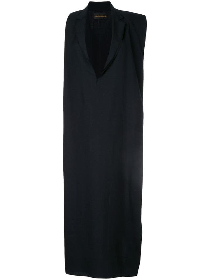 Comme Des Garçons Pre-owned Jacket Lapel Dress - Blue