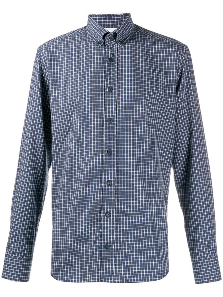 Hackett Check Long-sleeve Shirt - Blue