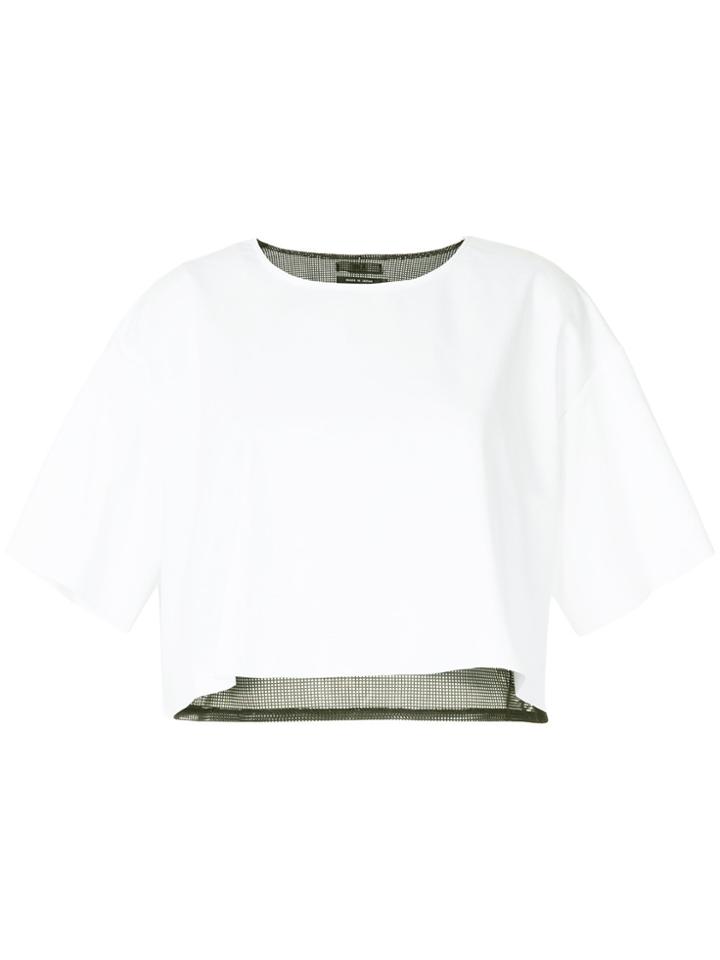Aula Cropped T-shirt - White