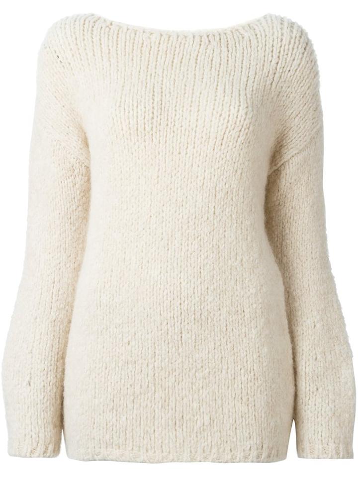 Erika Cavallini 'maurine' Jumper, Women's, Size: Small, Nude/neutrals, Acrylic/polyamide/spandex/elastane/alpaca