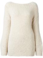 Erika Cavallini 'maurine' Jumper, Women's, Size: Small, Nude/neutrals, Acrylic/polyamide/spandex/elastane/alpaca