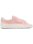 Golden Goose Printed Sole Sneakers - Pink