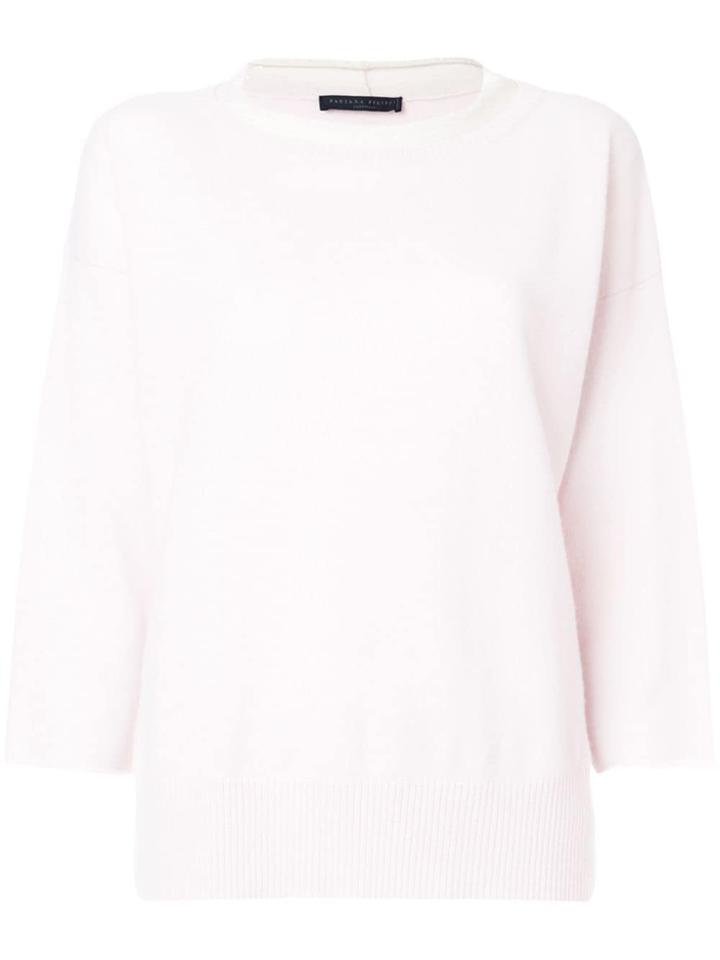 Fabiana Filippi Contrast Neck Jumper - Neutrals