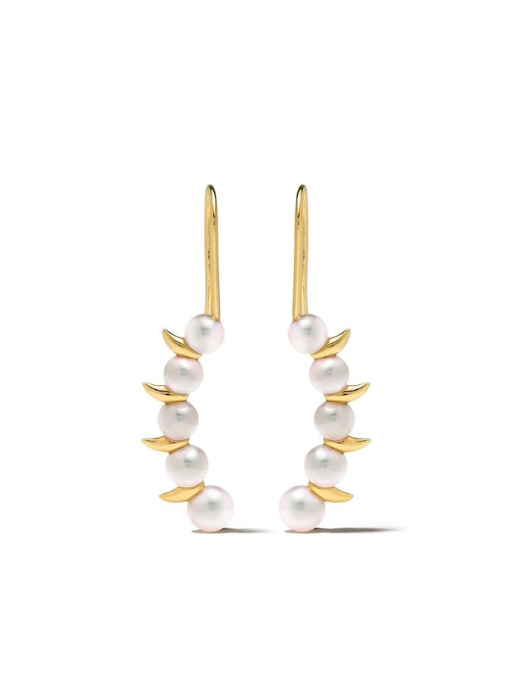 Tasaki 18kt Yellow Gold Danger Scorpion Earrings