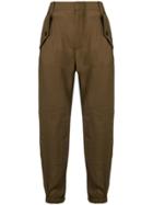 Chloé Cropped Cargo Trousers - Brown
