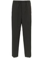 Jil Sander Tailored And Elasticated Cropped Trousers - Grey