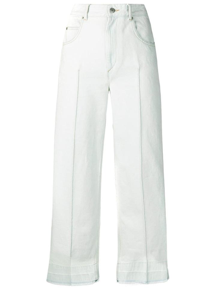 Isabel Marant Étoile High-waisted Cropped Jeans - Blue