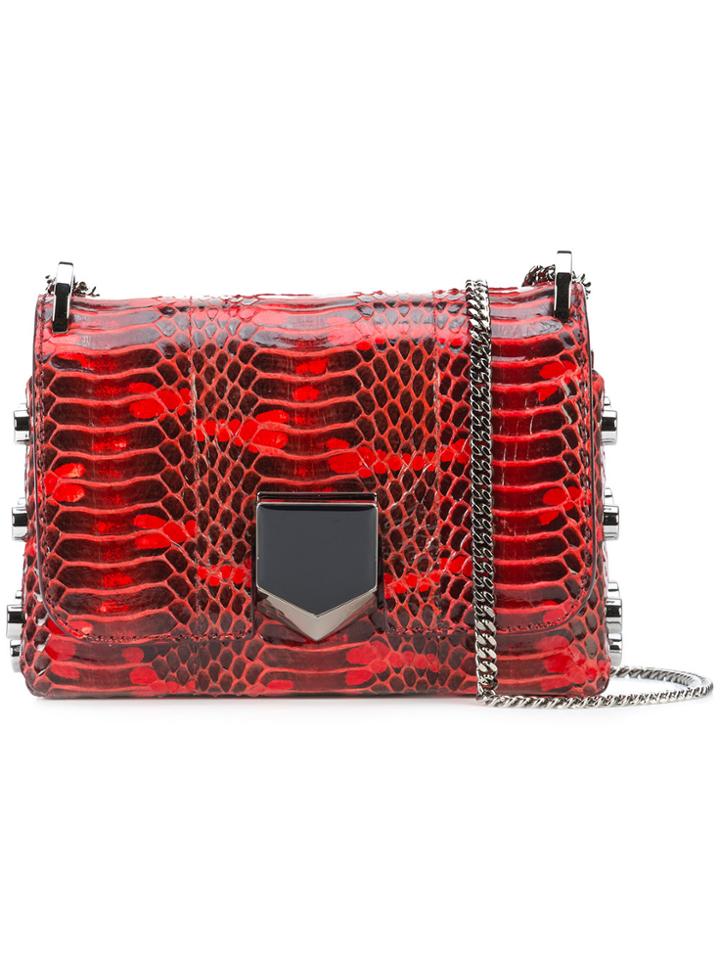 Jimmy Choo Mini Lockett Shoulder Bag - Red