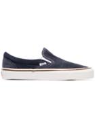 Vans Navy Blue And Grey 98 Dx Corduroy Slip On Sneakers
