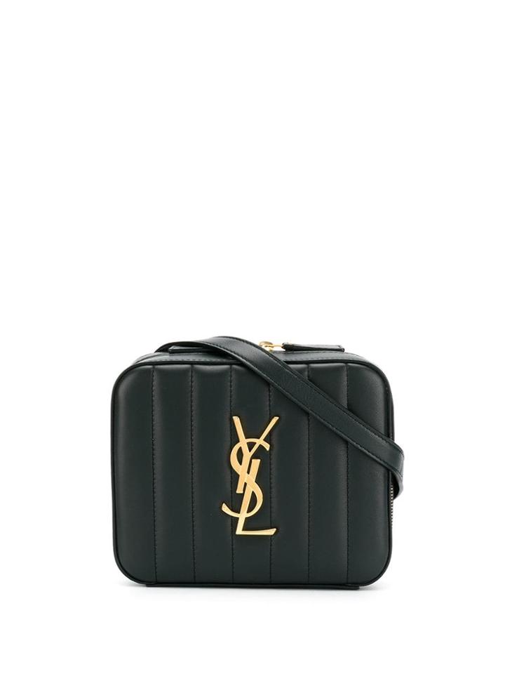Saint Laurent Quilted Belt Bag - Grey