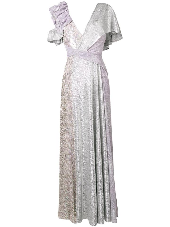 Talbot Runhof Solapur Gown - Purple